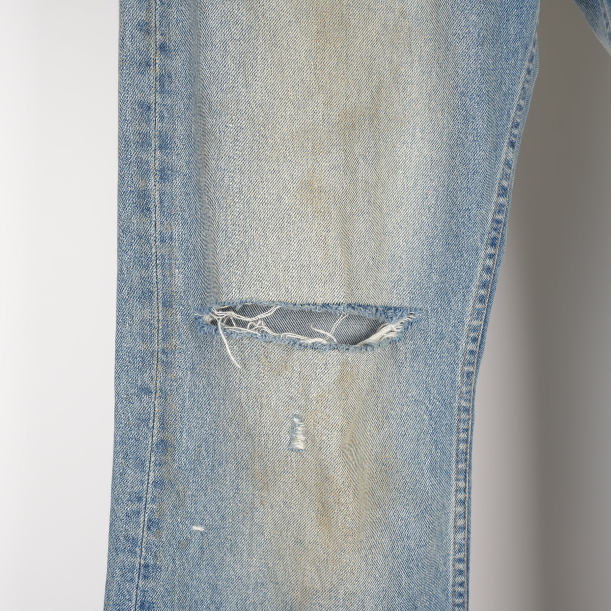 ENFANTS RICHES DÉPRIMÉS ERD WIDER LEG FLARED DISTRESSED DENIM