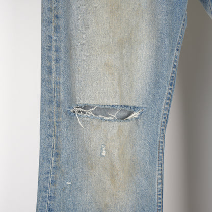 ENFANTS RICHES DÉPRIMÉS ERD WIDER LEG FLARED DISTRESSED DENIM