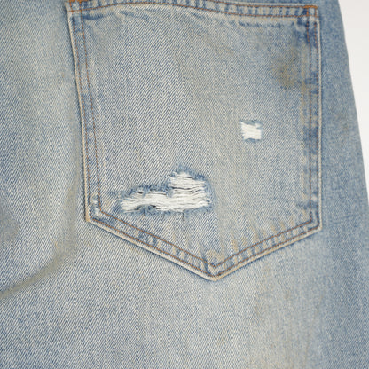 ENFANTS RICHES DÉPRIMÉS ERD WIDER LEG FLARED DISTRESSED DENIM