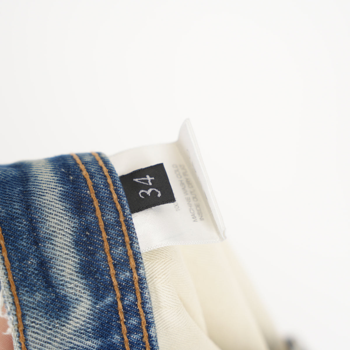 ENFANTS RICHES DÉPRIMÉS ERD WIDER LEG FLARED DISTRESSED DENIM