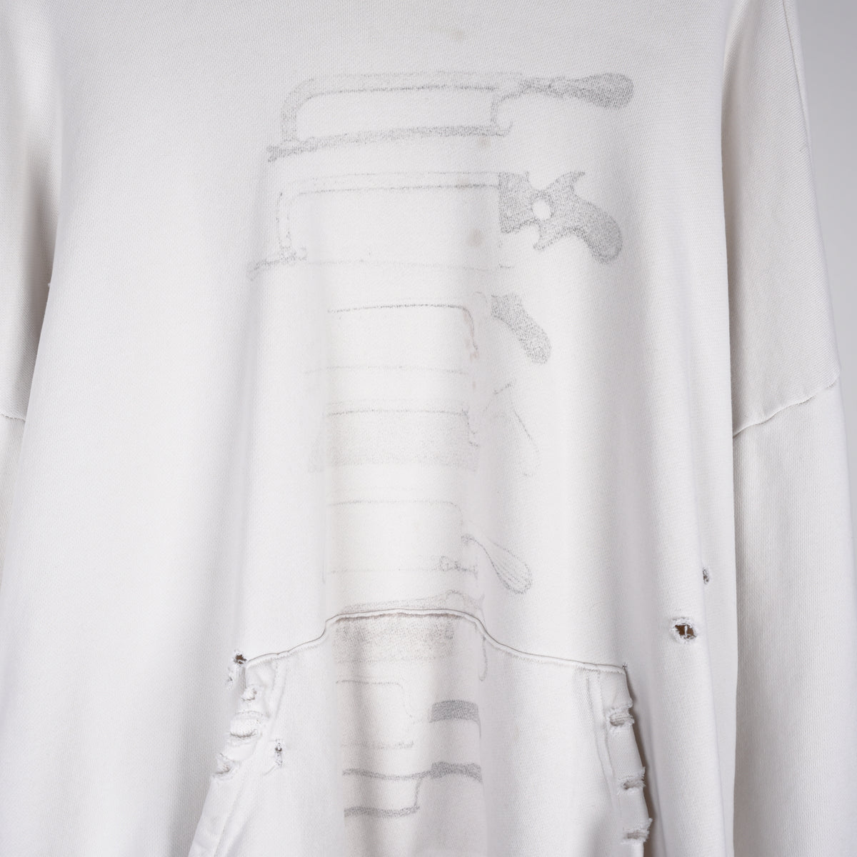 ALEXANDER DIGENOVA THRASHED SAW HOODIE