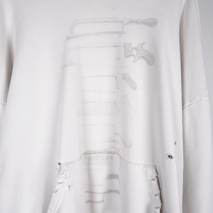 ALEXANDER DIGENOVA THRASHED SAW HOODIE