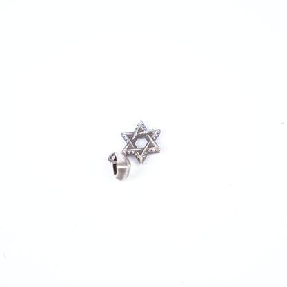 CHROME HEARTS STAR OF DAVID PAVÉ DIAMOND PENDANT