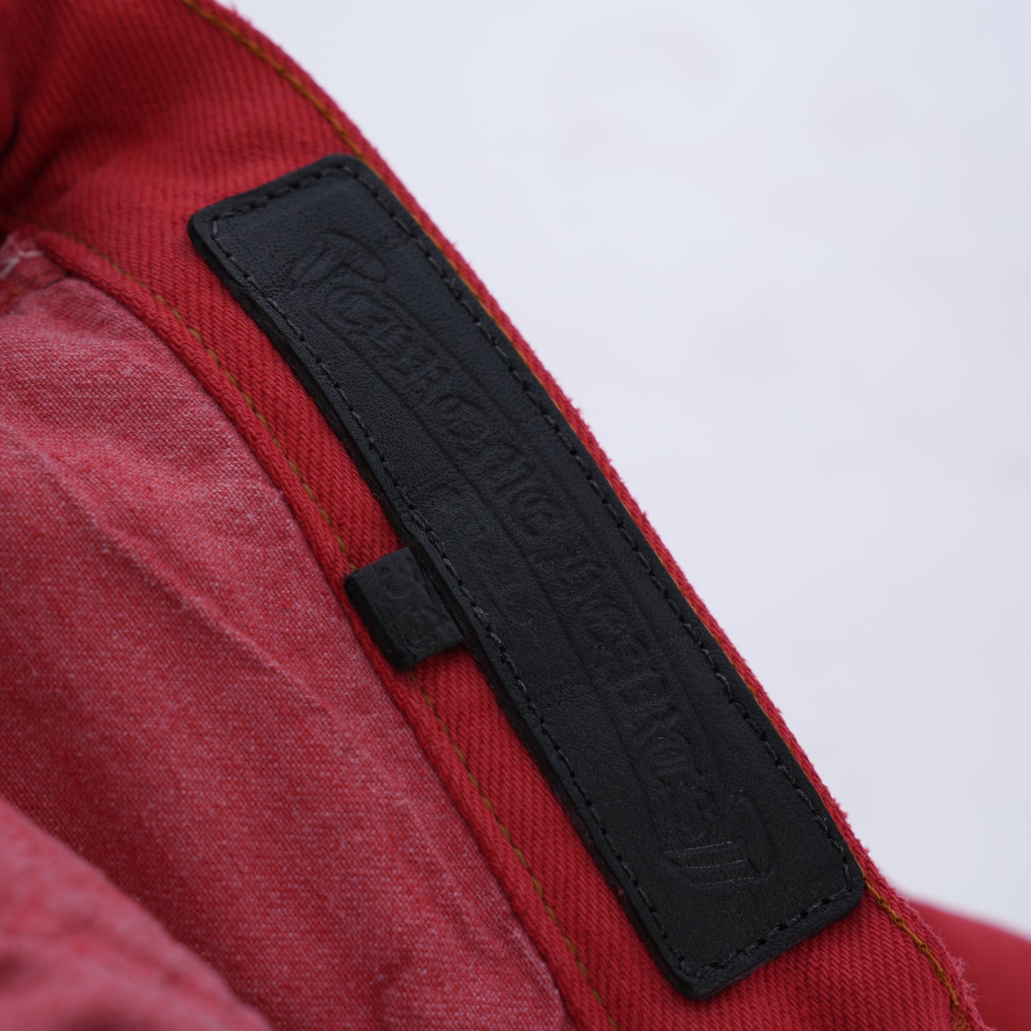 CHROME HEARTS RED PATCH LEVIS DENIM