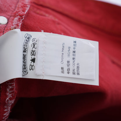 CHROME HEARTS RED PATCH LEVIS DENIM