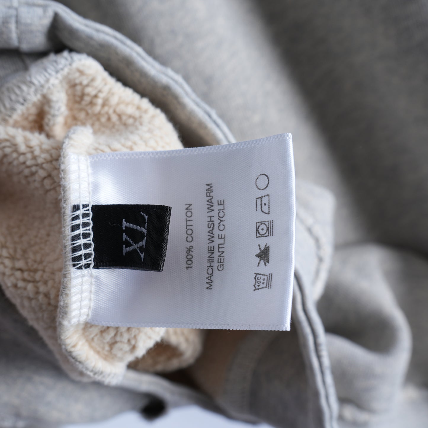 ERD Grey logo hoodie