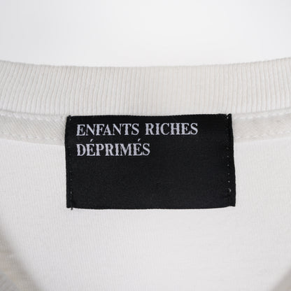 ENFANTS RICHES DÉPRIMÉS ERD CHERRY LOGO WHITE LONG SLEEVE