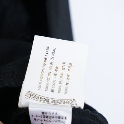 CHROME HEARTS BLACK CROSS DENIM JACKET