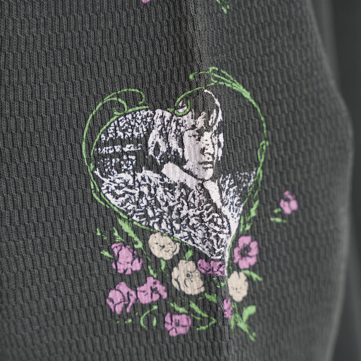 ENFANTS RICHES DÉPRIMÉS ERD BRAIN’S HEART PRINTED WAFFLE KNIT LONG SLEEVE