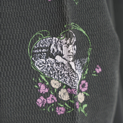 ENFANTS RICHES DÉPRIMÉS ERD BRAIN’S HEART PRINTED WAFFLE KNIT LONG SLEEVE
