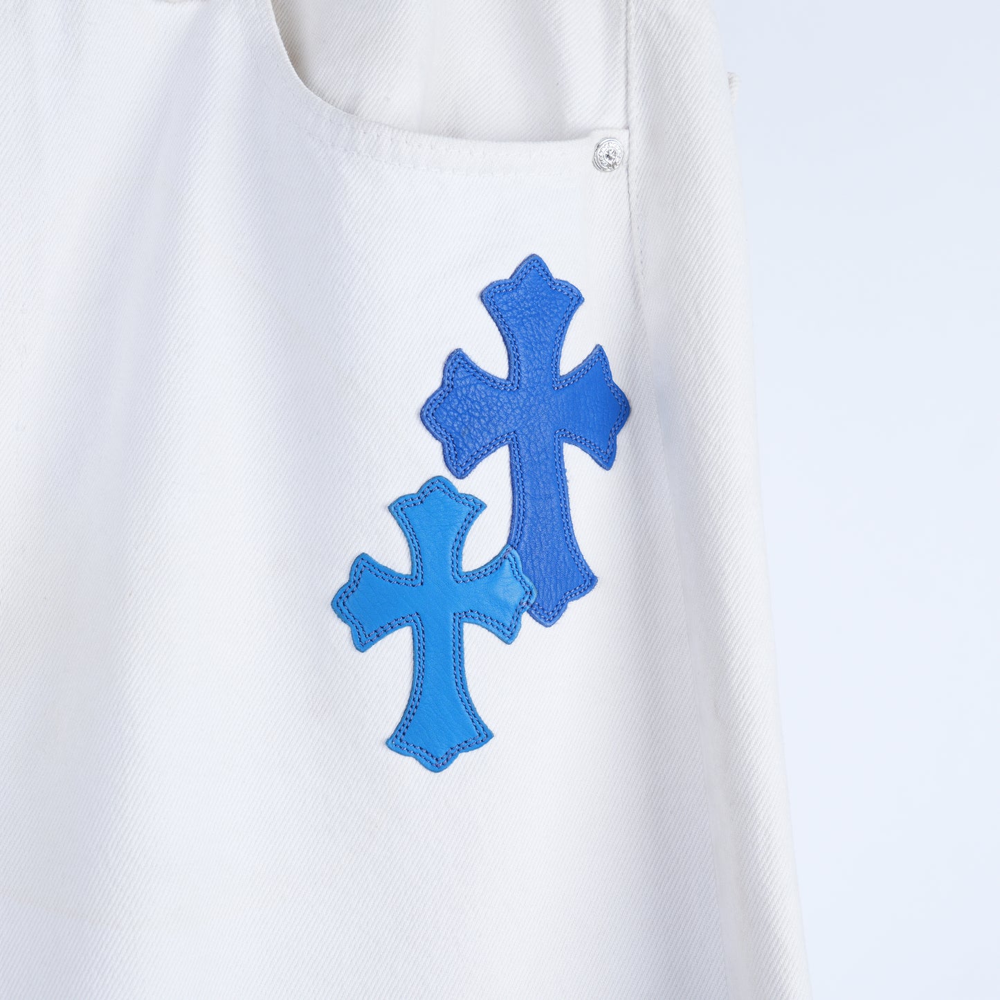 CHROME HEARTS BLUE PATCH LEVI"S
