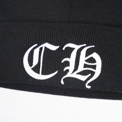 CHROME HEARTS CH LOGO EMBROIDERED BEANIE