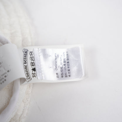 CHROME HEARTS CROSS LEATHER PATCH TERRY CLOTH HAT