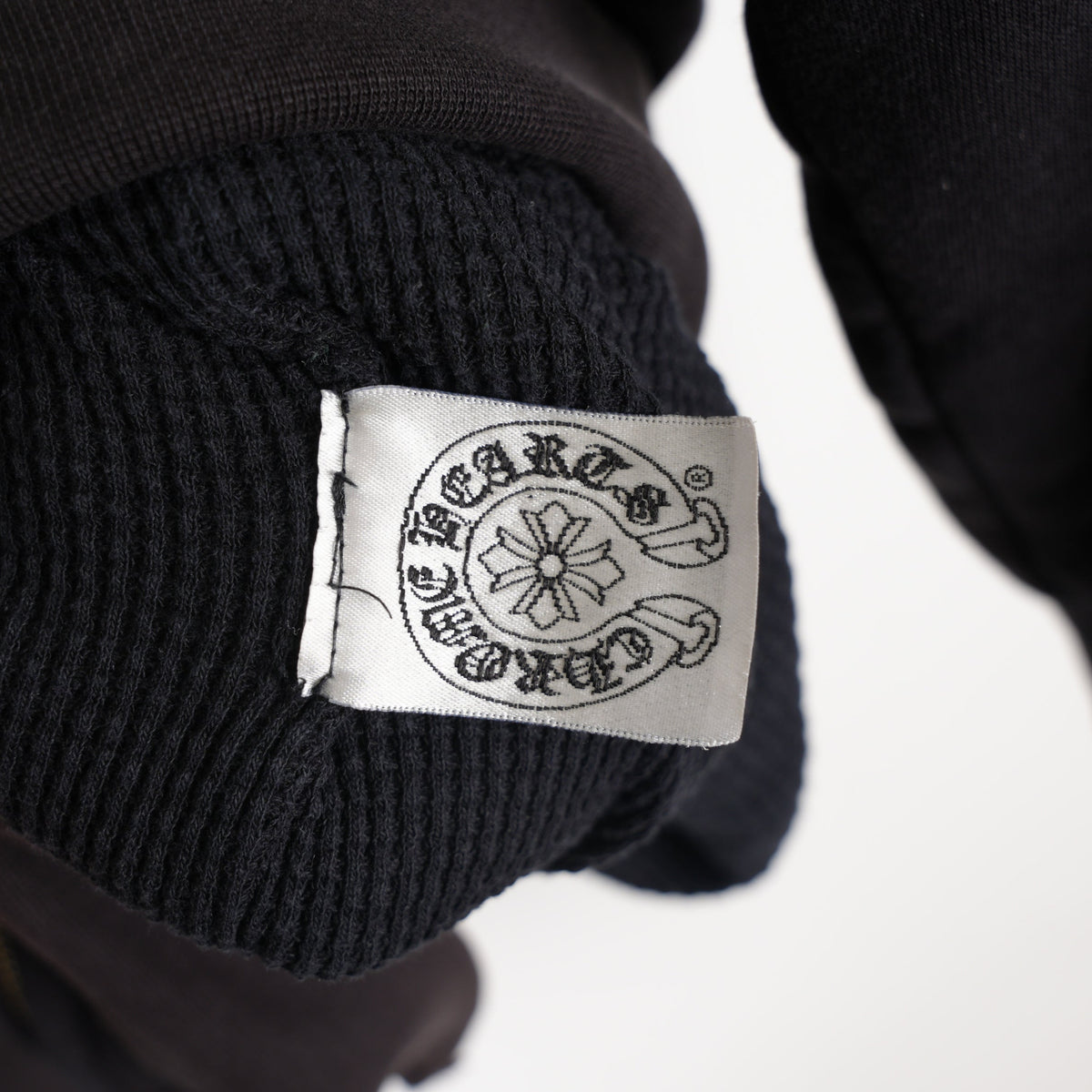 CHROME HEARTS RARE VINTAGE THERMAL BLUE HORSE SHOE ZIP UP HOODIE