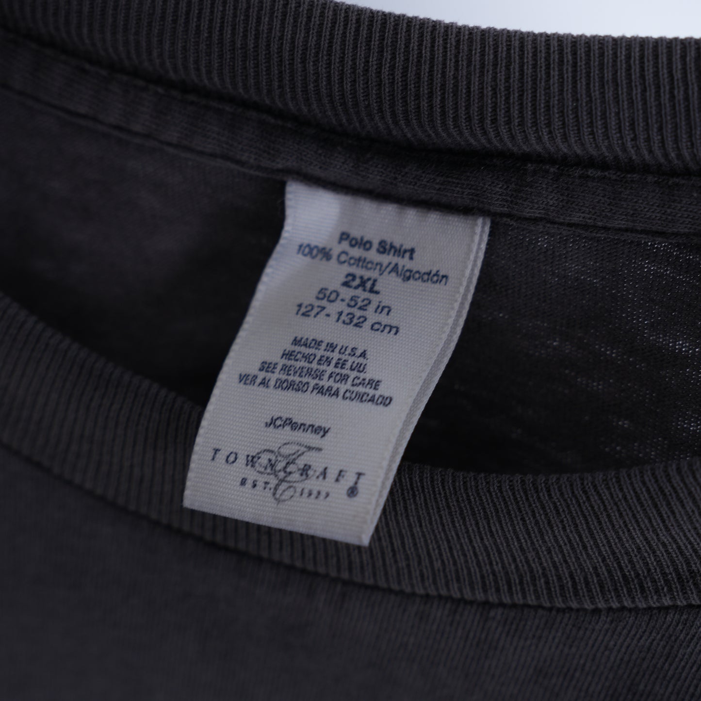 BLANK FADED CROPPED GHOST POCKET T-SHIRT