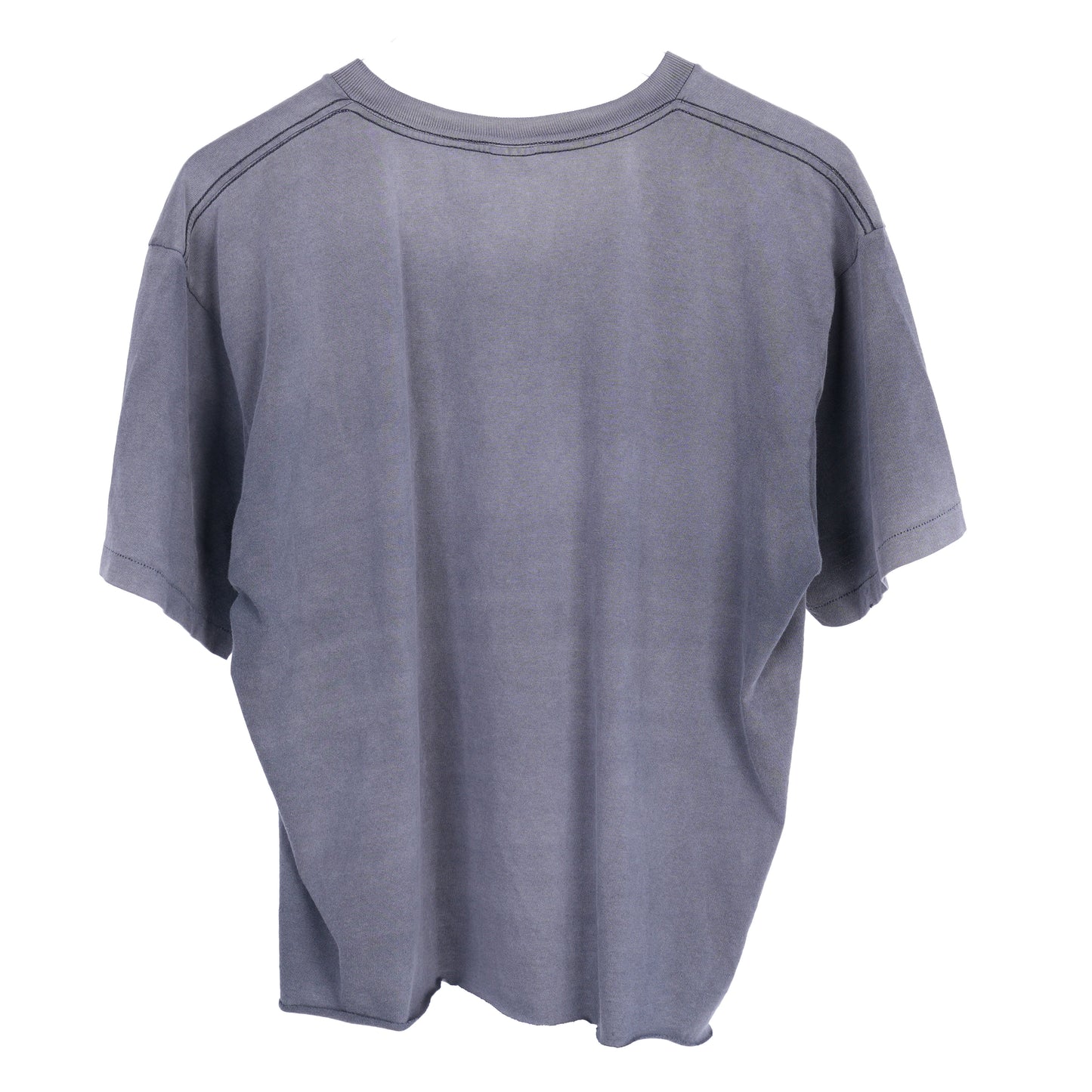 BLANK FADED CROPPED GHOST POCKET T-SHIRT