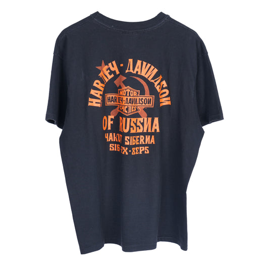 HARLEY DAVIDSON SOVIET UNION RUSSIA LOGO T-SHIRT