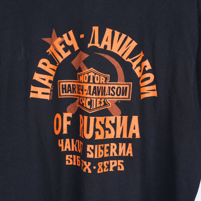 HARLEY DAVIDSON SOVIET UNION RUSSIA LOGO T-SHIRT