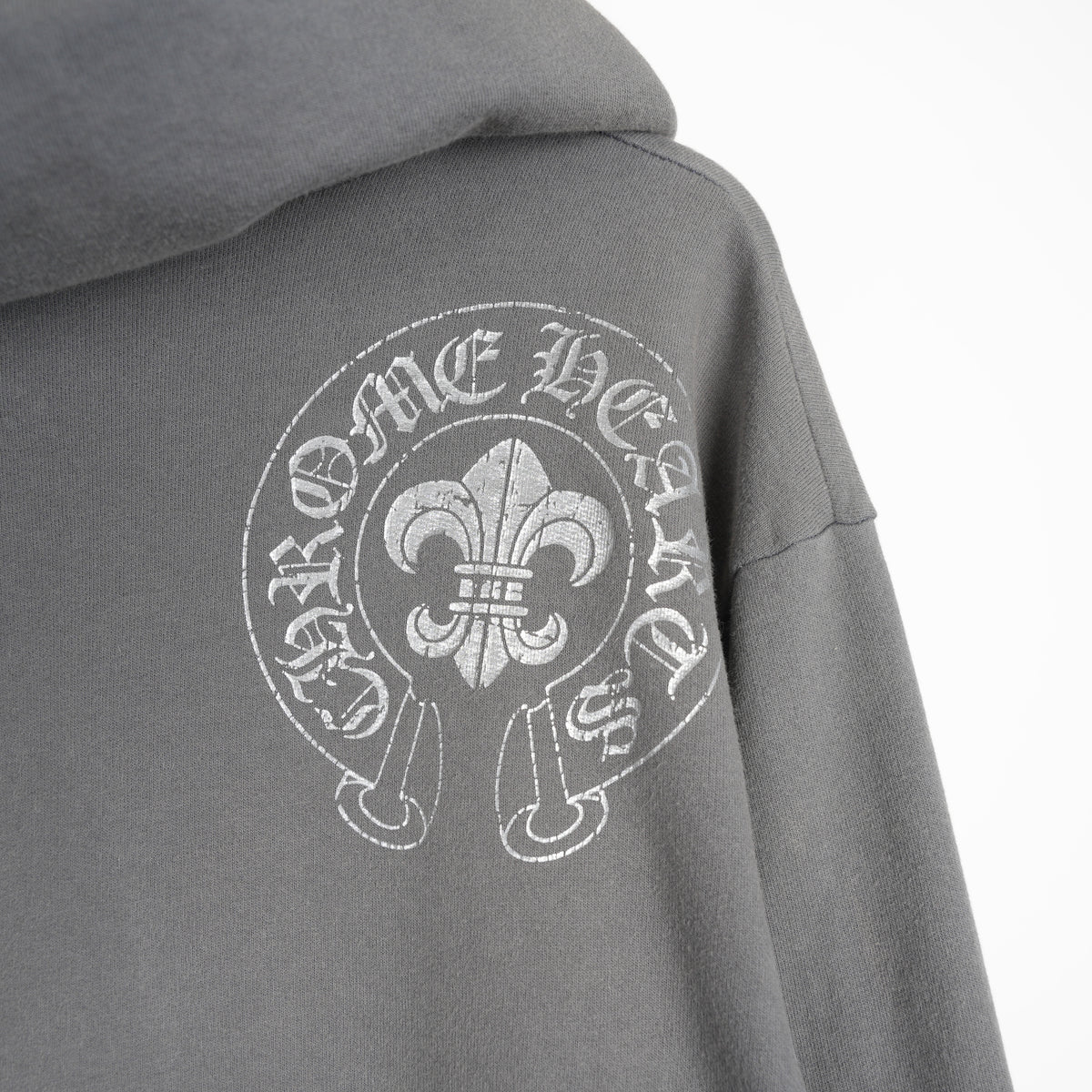 CHROME HEARTS VINTAGE FADED VINE DAGGER PRINT ZIP UP