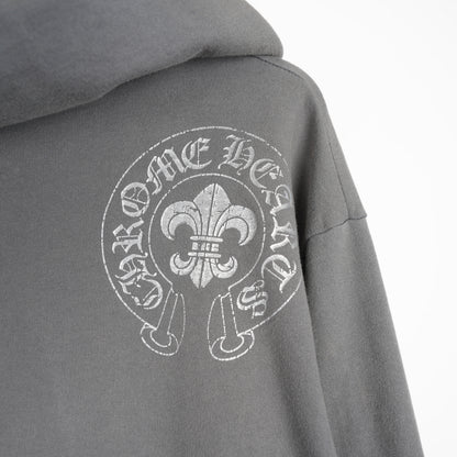 CHROME HEARTS VINTAGE FADED VINE DAGGER PRINT ZIP UP