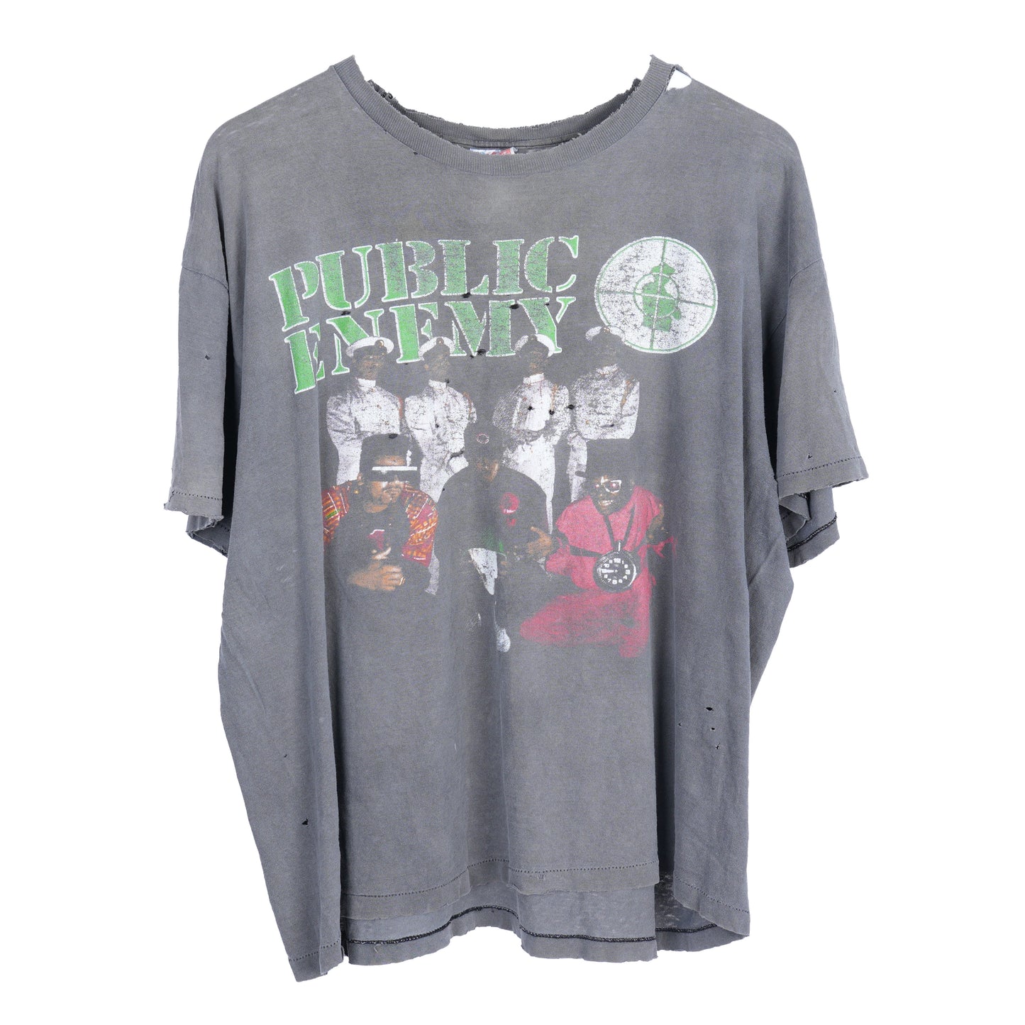 PUBLIC ENEMY FADED THRASHED RAP T-SHIRT