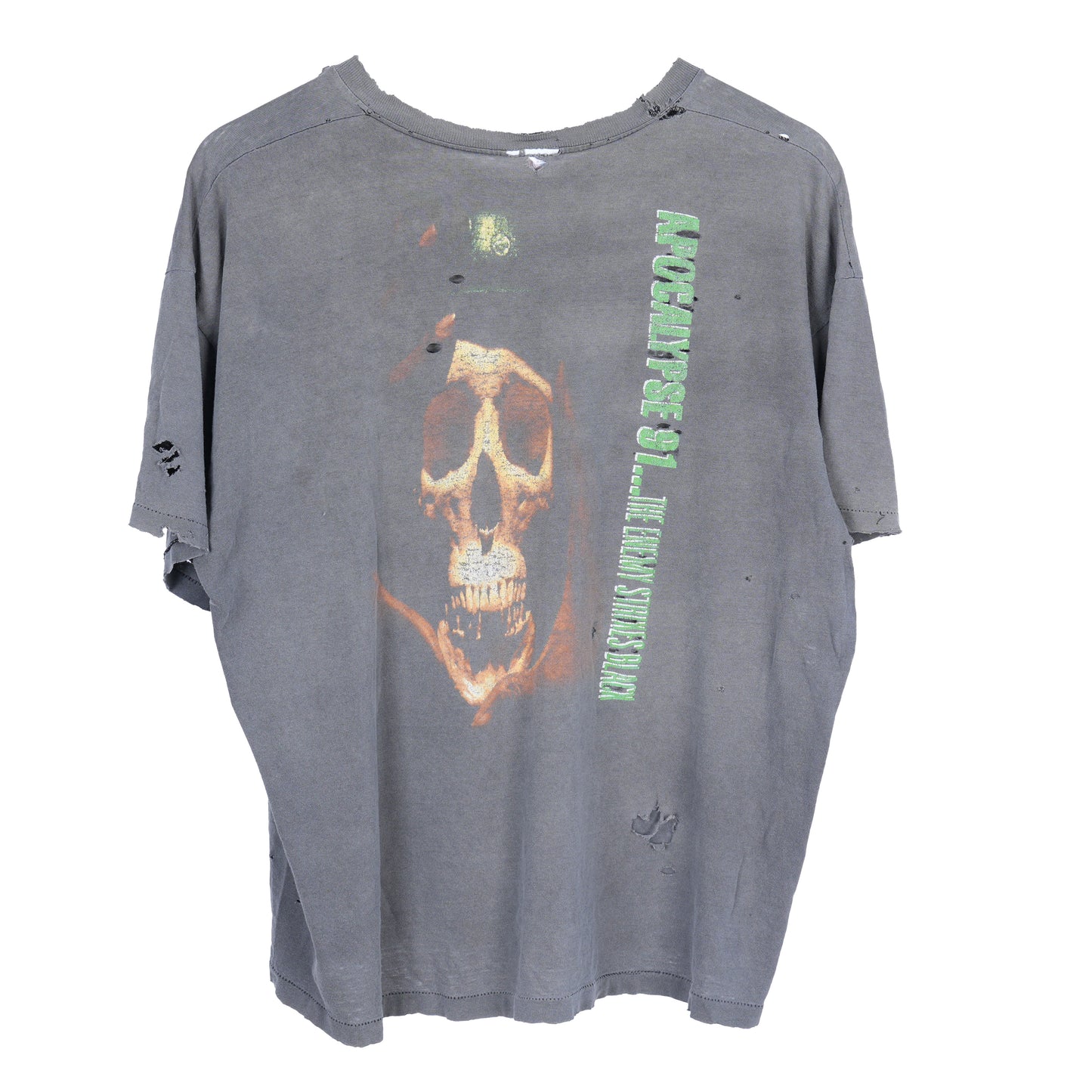 PUBLIC ENEMY FADED THRASHED RAP T-SHIRT