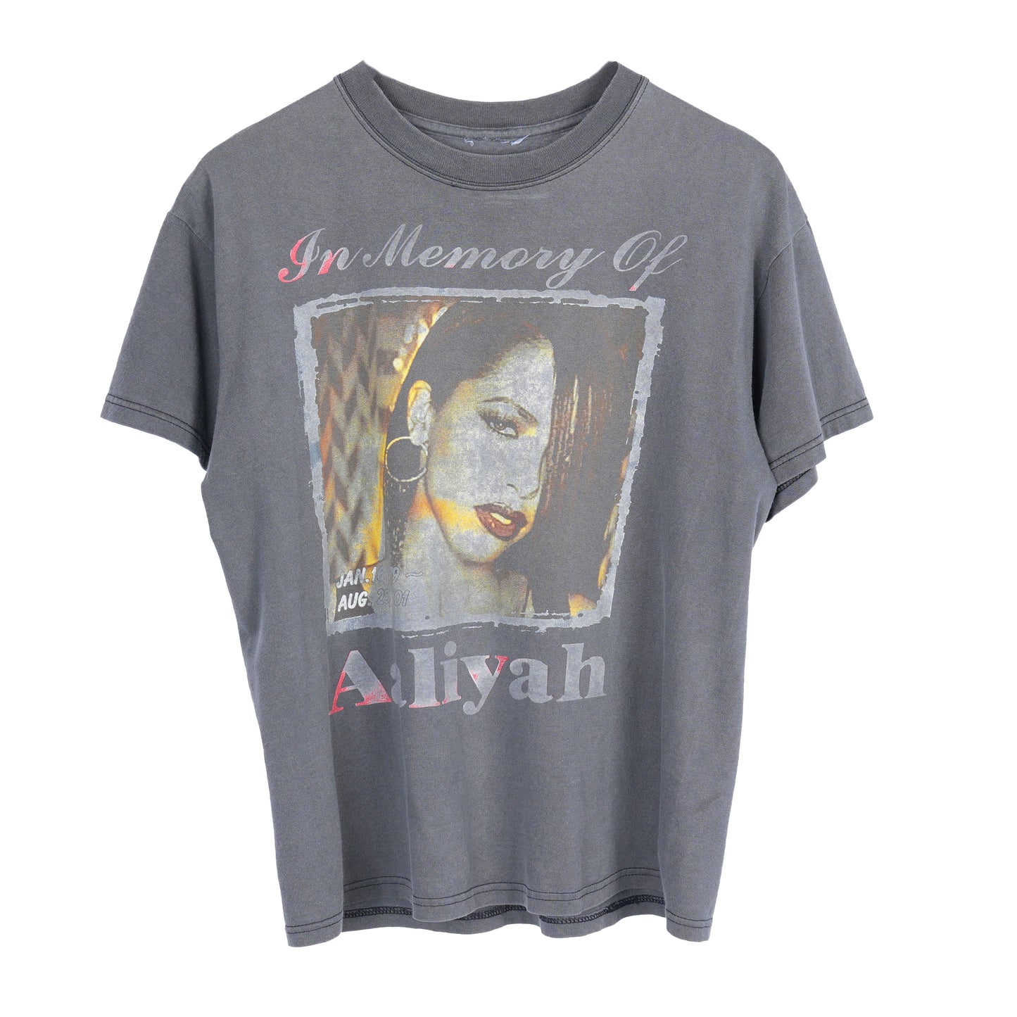 AALIYAH TRY AGAIN MEMORIAL RAP T-SHIRT