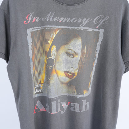 AALIYAH TRY AGAIN MEMORIAL RAP T-SHIRT
