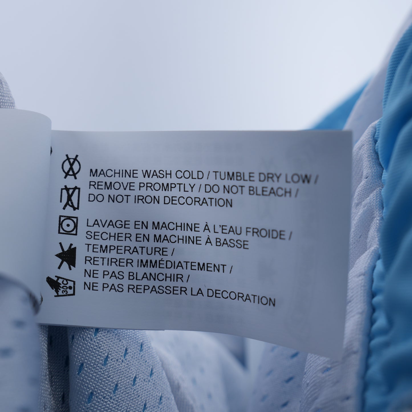 CHROME HEARTS BLUE NYLON PANTS