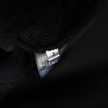BALENCIAGA HEAVYWEIGHT LOGO ZIP UP HOODIE