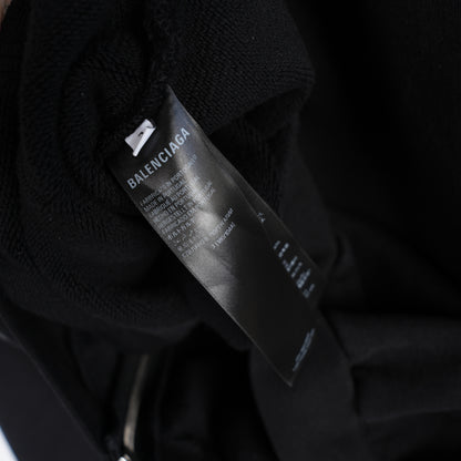 BALENCIAGA HEAVYWEIGHT LOGO ZIP UP HOODIE