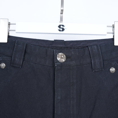 CHROME HEARTS FLOODED CROSS PATCH CARPENTER SHORTS