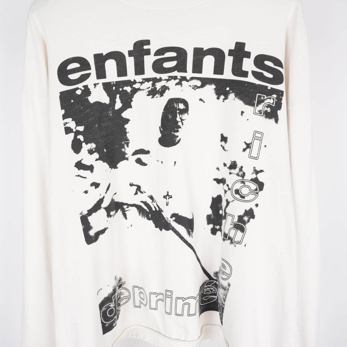 ENFANTS RICHES DÉPRIMÉS SS24 ERD WHITE NUN/GUN LONG SLEEVE TEE