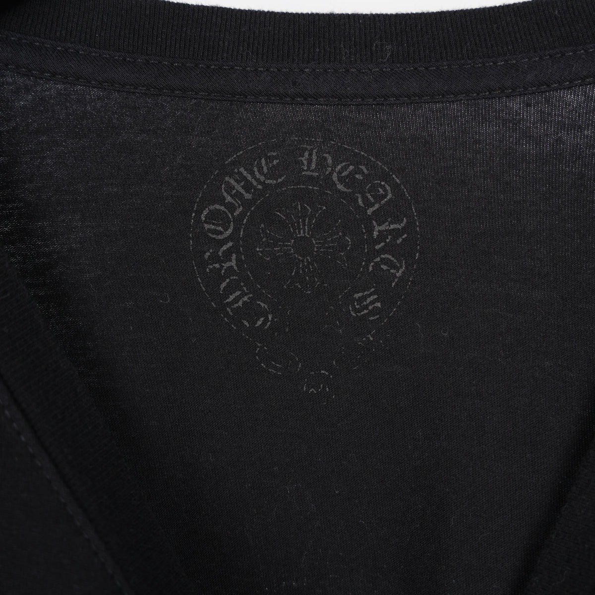 CHROME HEARTS FLORAL SNOWFLAKE POCKET LONG SLEEVE TEE
