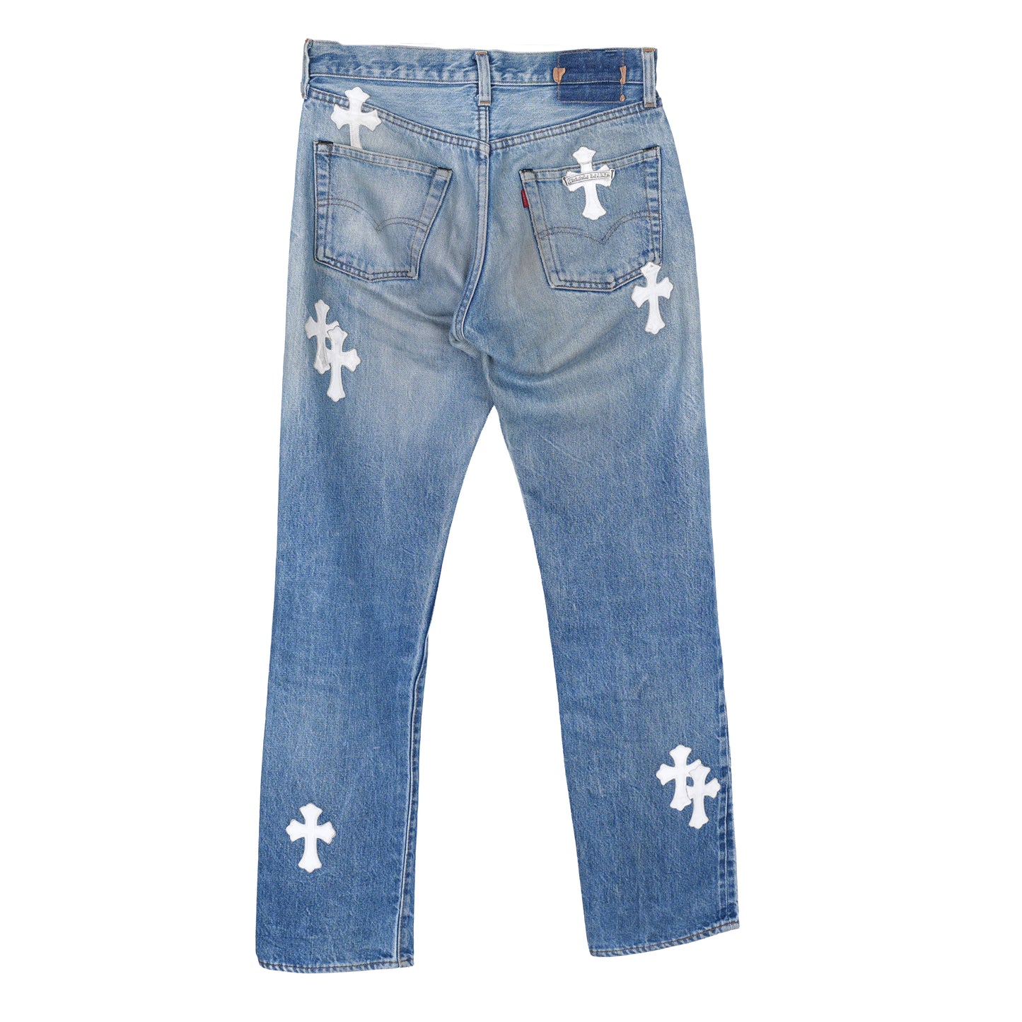 WHITE CROSS PATCH 501 LEVI'S DENIM
