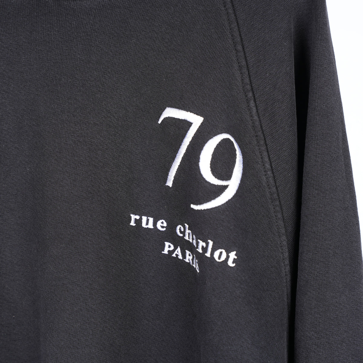 ERD 79 RUE CHARLOT PARIS HOODIE BLACK