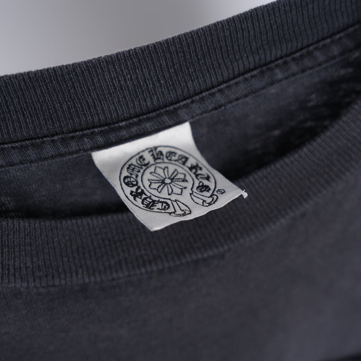 CHROME HEARTS FADED VINTAGE LOS ANGELES T BAR LONG SLEEVE