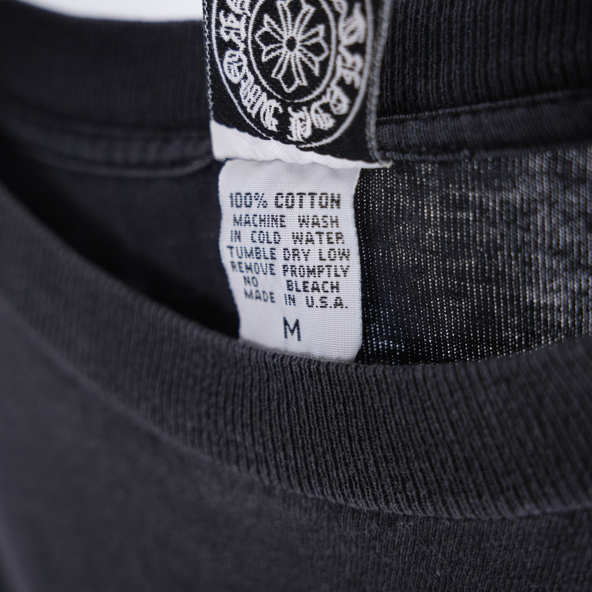 CHROME HEARTS FADED VINTAGE LOS ANGELES T BAR LONG SLEEVE