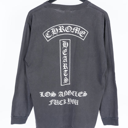CHROME HEARTS FADED VINTAGE LOS ANGELES T BAR LONG SLEEVE