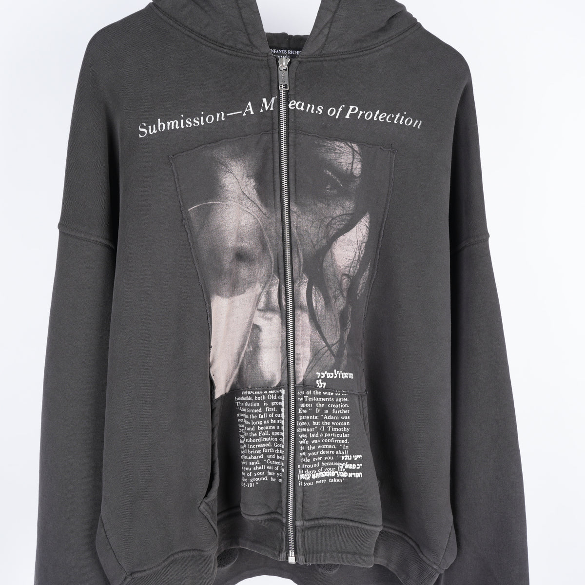 ERD GODS ORDER FOR THE FAMILY ASSEMBLAGE ZIP HOODIE MAXFIELD EXCLUSIVE