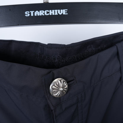 CHROME HEARTS NYLON LEATHER CARPENTER PANTS