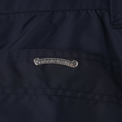 CHROME HEARTS NYLON LEATHER CARPENTER PANTS