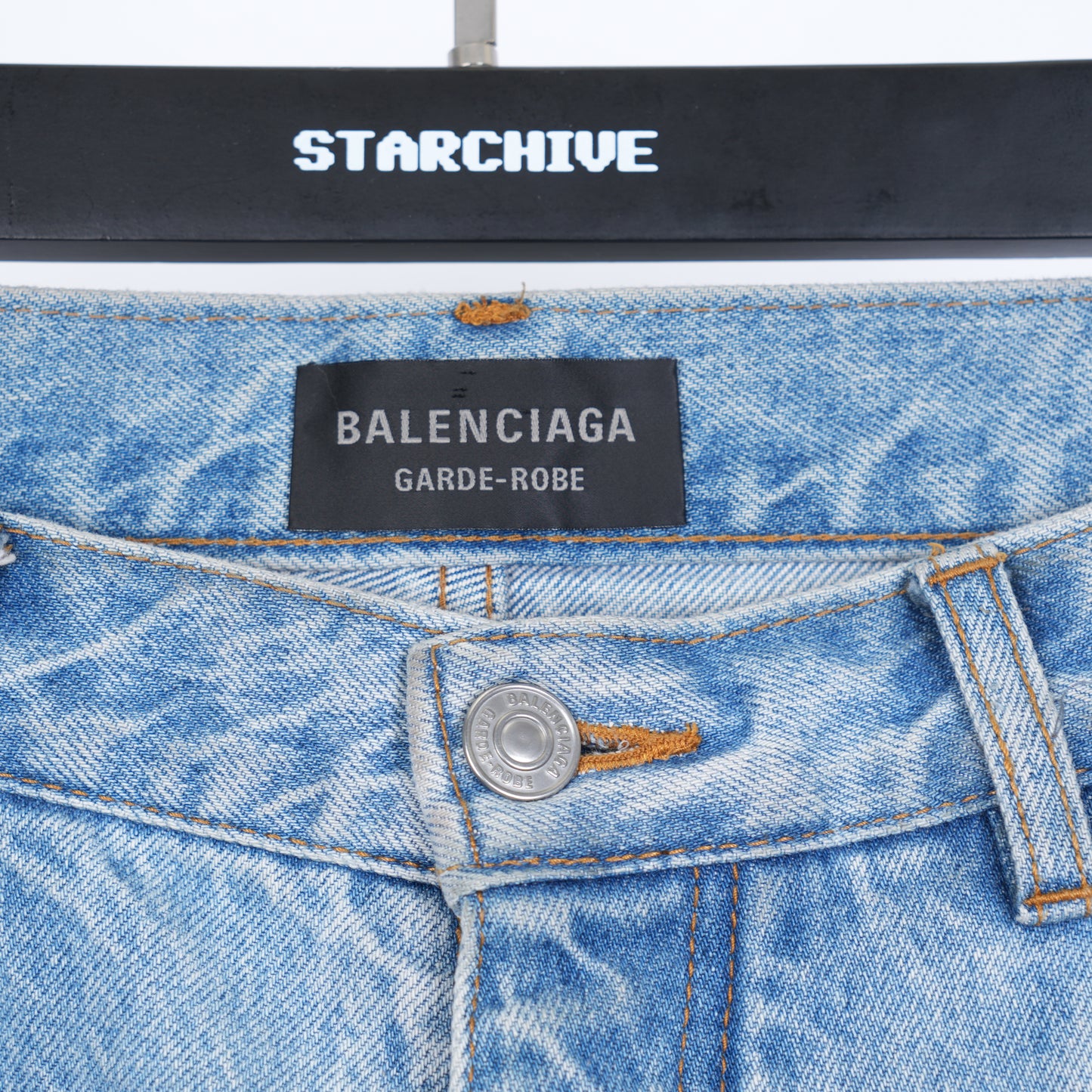 BALENCIAGA OVERSIZED BLUE DENIM