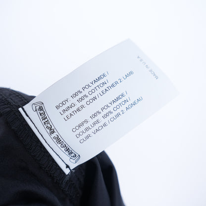 CHROME HEARTS NYLON LEATHER CARPENTER PANTS