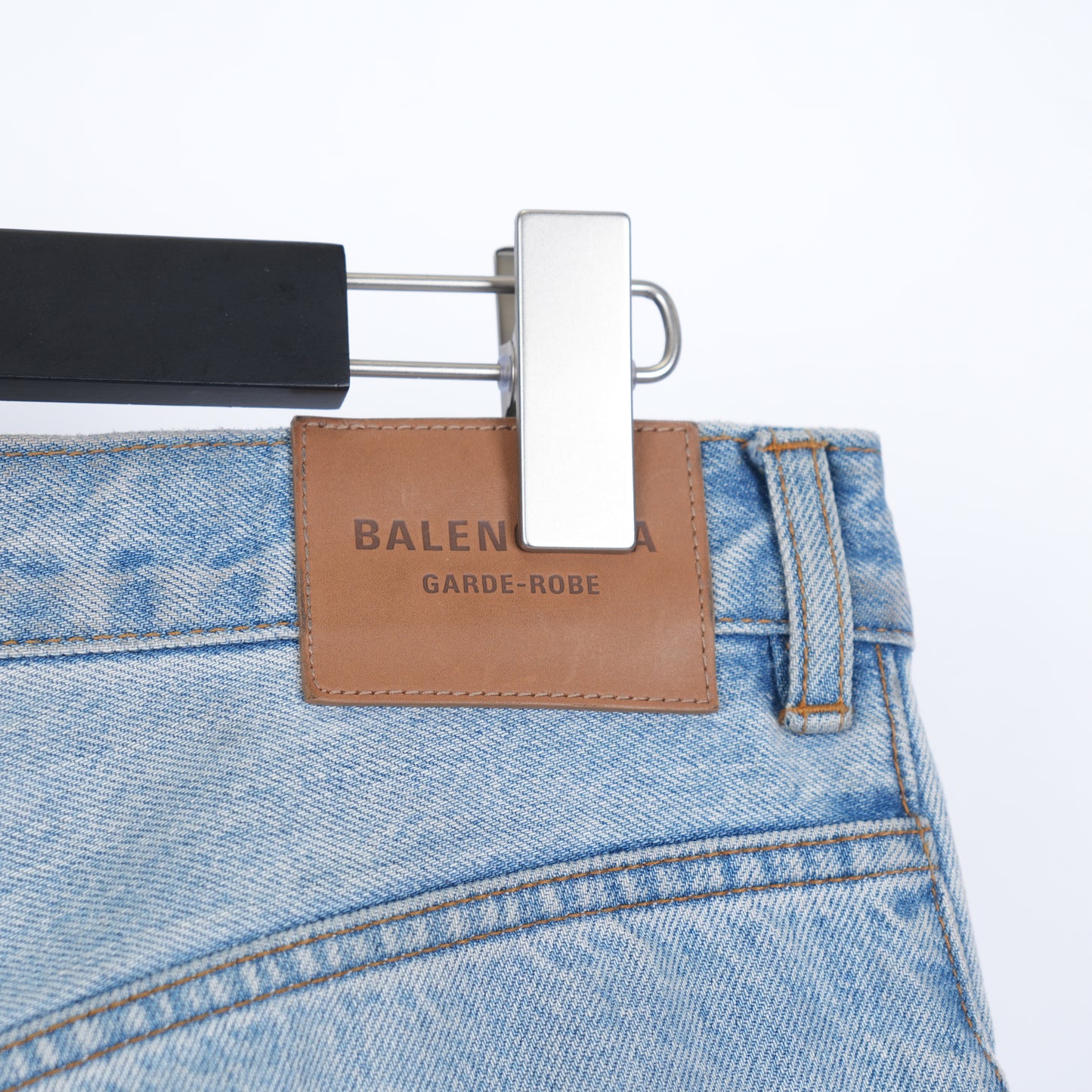 BALENCIAGA OVERSIZED BLUE DENIM