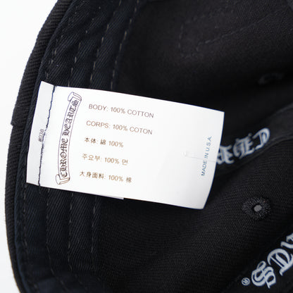 CHROME HEARTS LOGO SCROLL EMBROIDERED HAT