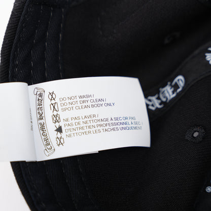 CHROME HEARTS LOGO SCROLL EMBROIDERED HAT