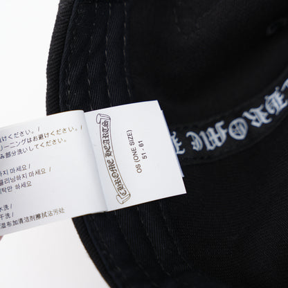 CHROME HEARTS LOGO SCROLL EMBROIDERED HAT