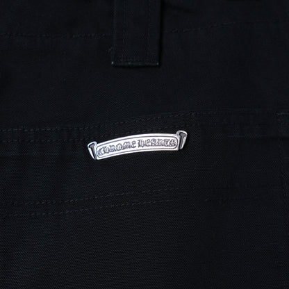 CHROME HEARTS BLACK FATIGUE CARGO PANTS