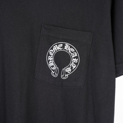 CHROME HEARTS HORSESHOE T-BAR POCKET TEE